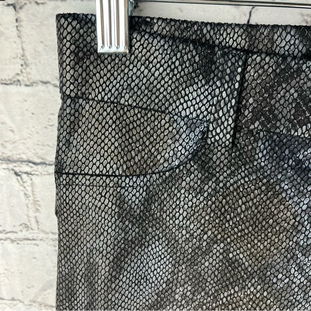 Zara Faux Snake Skin Legging Pant M